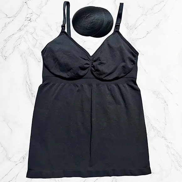 2 Maternity Nursing Tank Tops XL - Picture 2 of 15